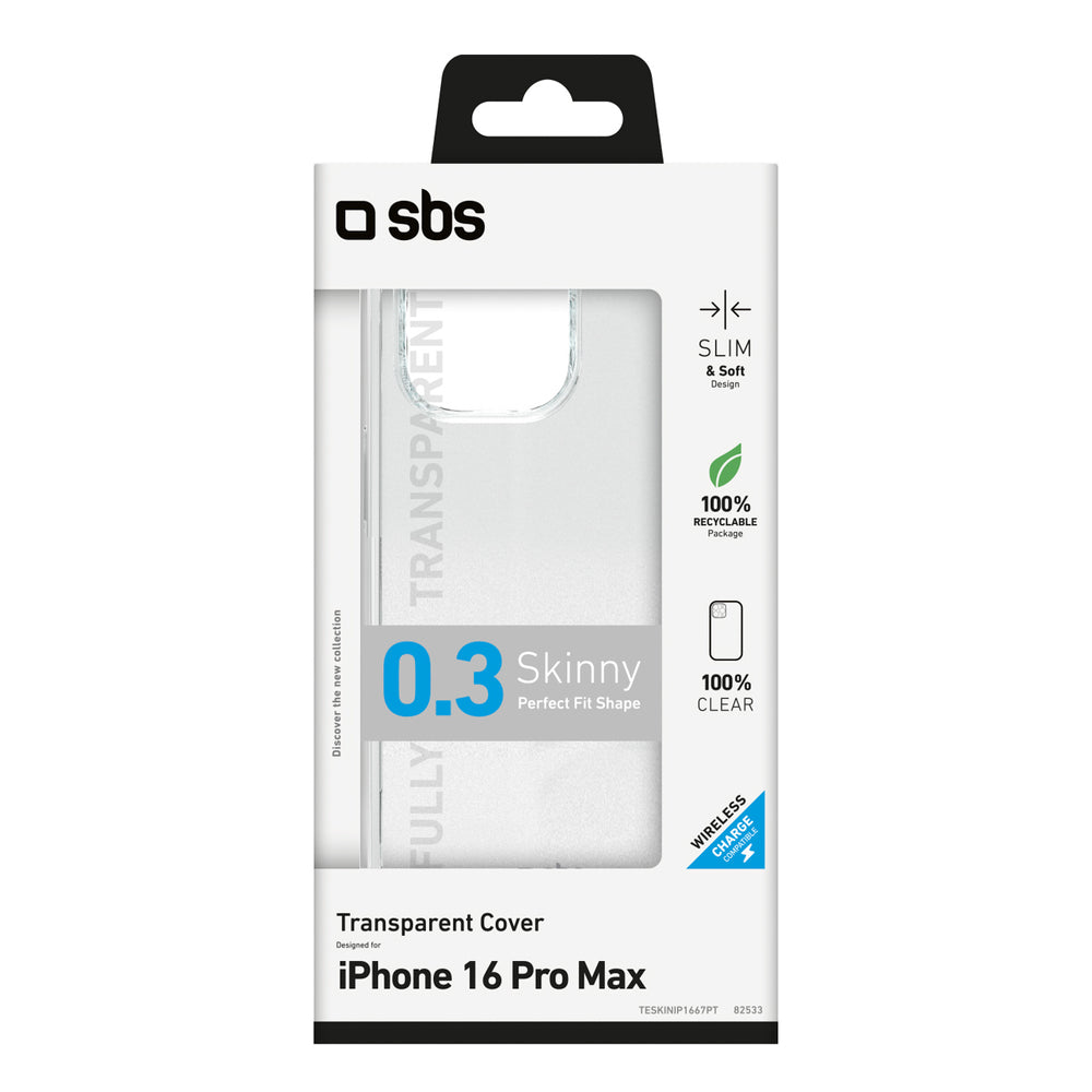 SBS Skinny Cover for iPhone 16 Pro Max - Transparent_1