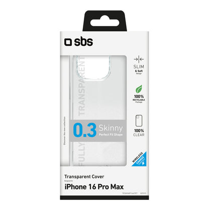 SBS Skinny Cover for iPhone 16 Pro Max - Transparent_1