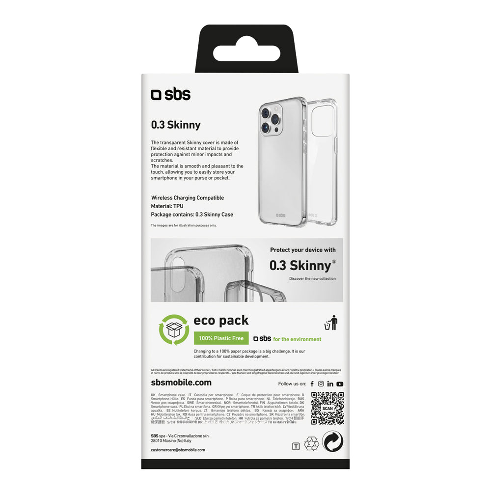 SBS Skinny Cover for iPhone 16 Pro Max - Transparent_3