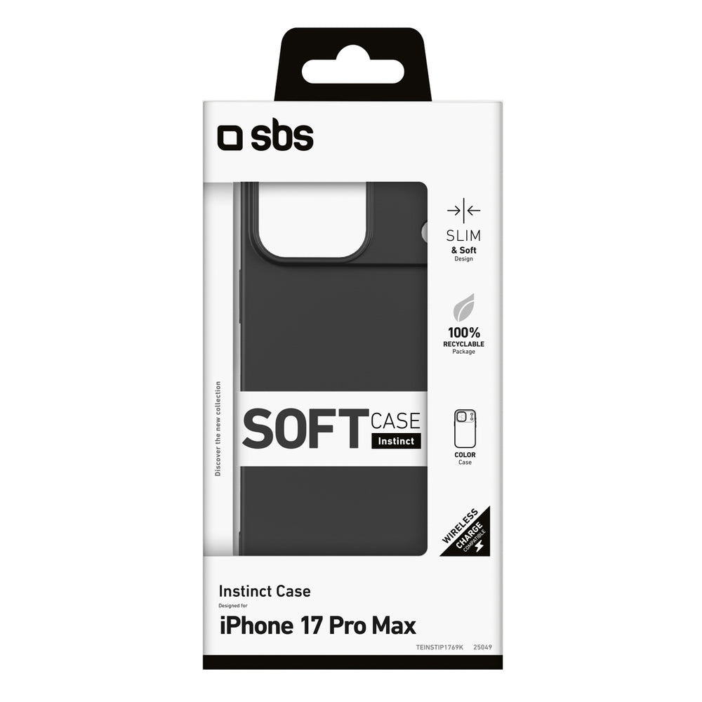 SBS Instinct Case for iPhone 17 Pro Max - Black_1
