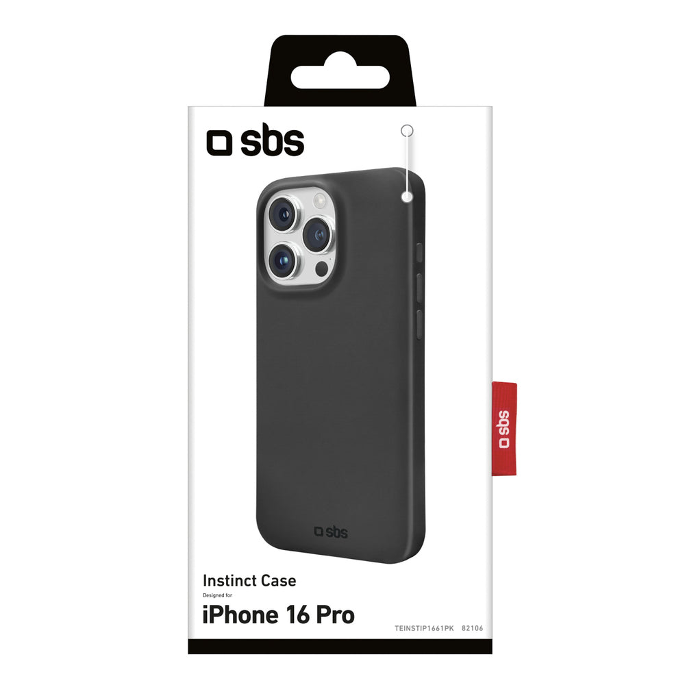 SBS Instinct Case for iPhone 16 Pro - Black_1