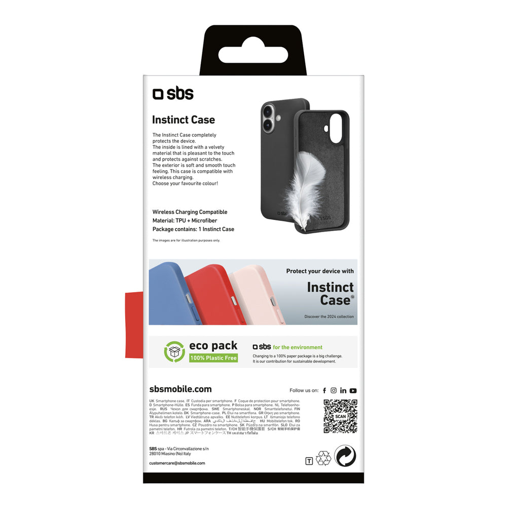 SBS Instinct Case for iPhone 16 Plus - Black_2