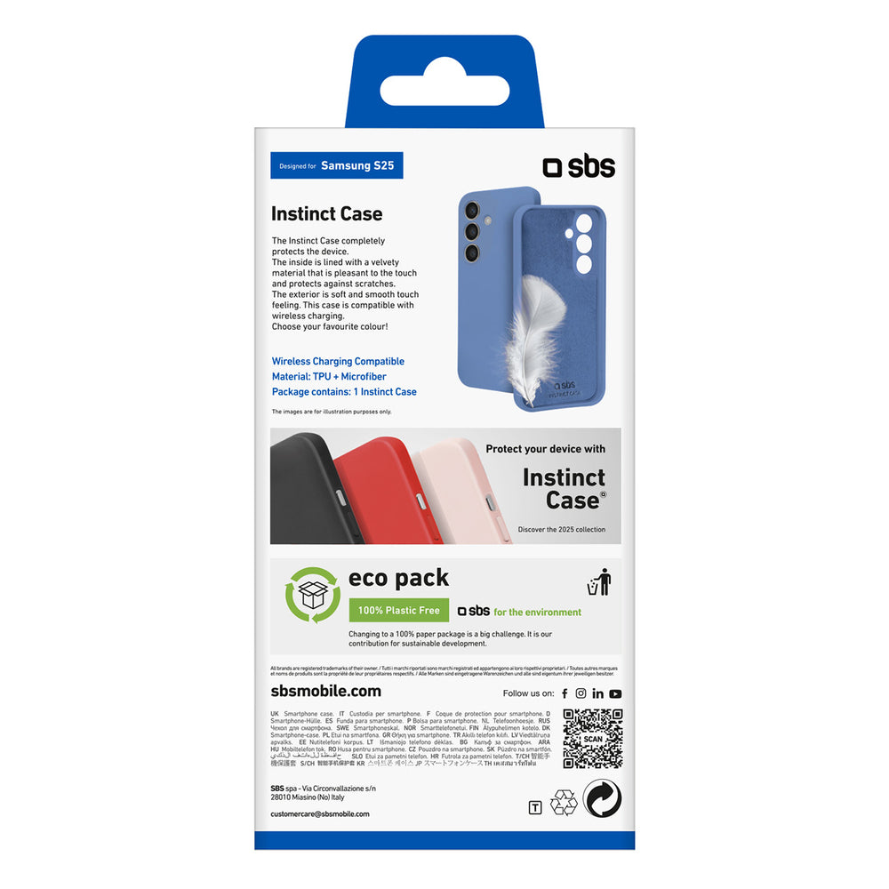 SBS Instinct Case for Samsung Galaxy S25 - Blue_3