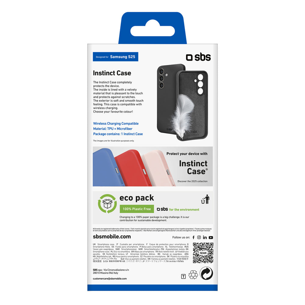 SBS Instinct Case for Samsung Galaxy S25 - Black_2