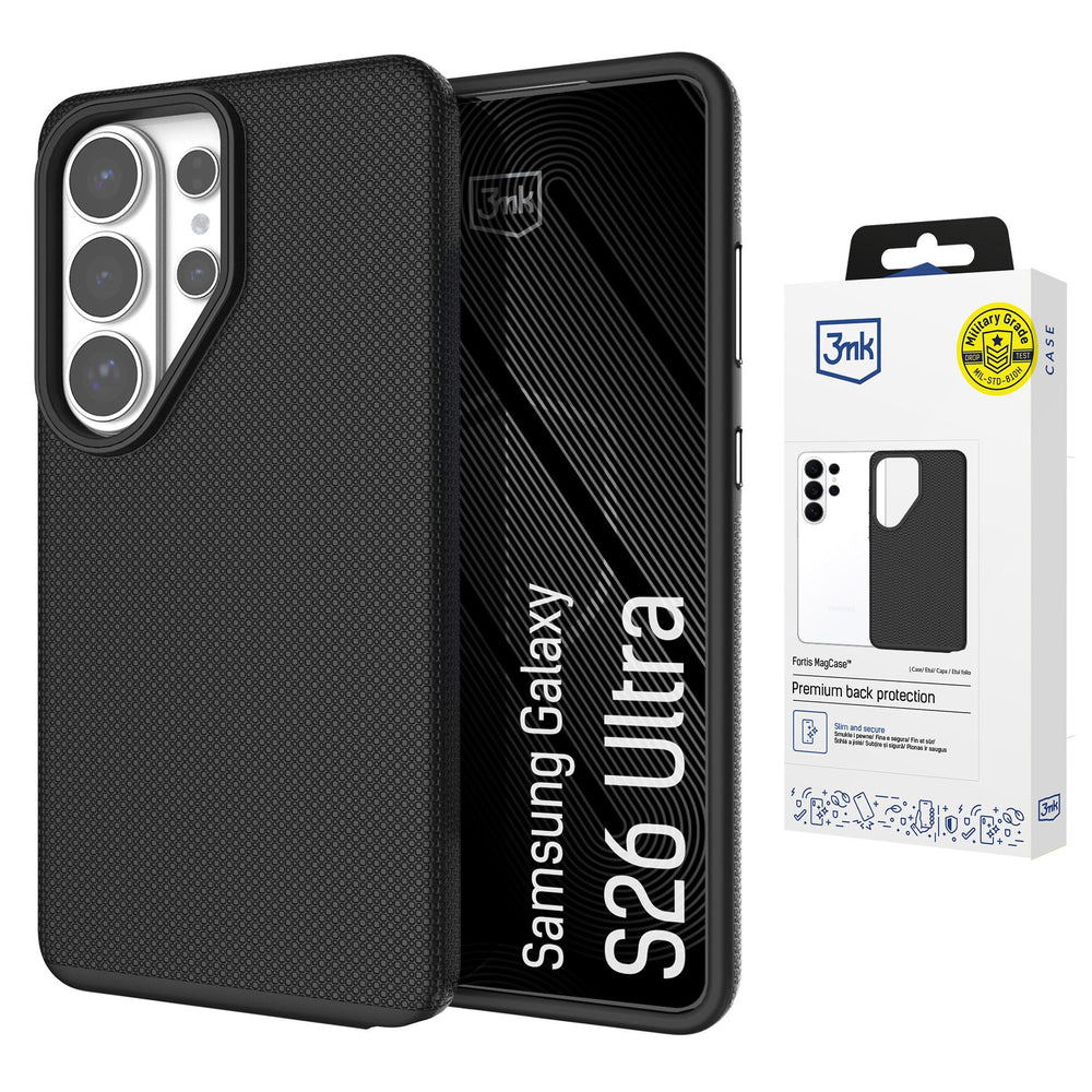 3mk Fortis MagCase for Samsung Galaxy S26 Ultra - black_0