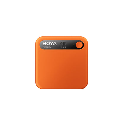 BOYA Notra Voice Recorder with AI Transcription - Orange_3