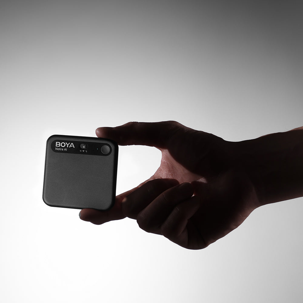 BOYA Notra Voice Recorder with AI Transcription - Black_8
