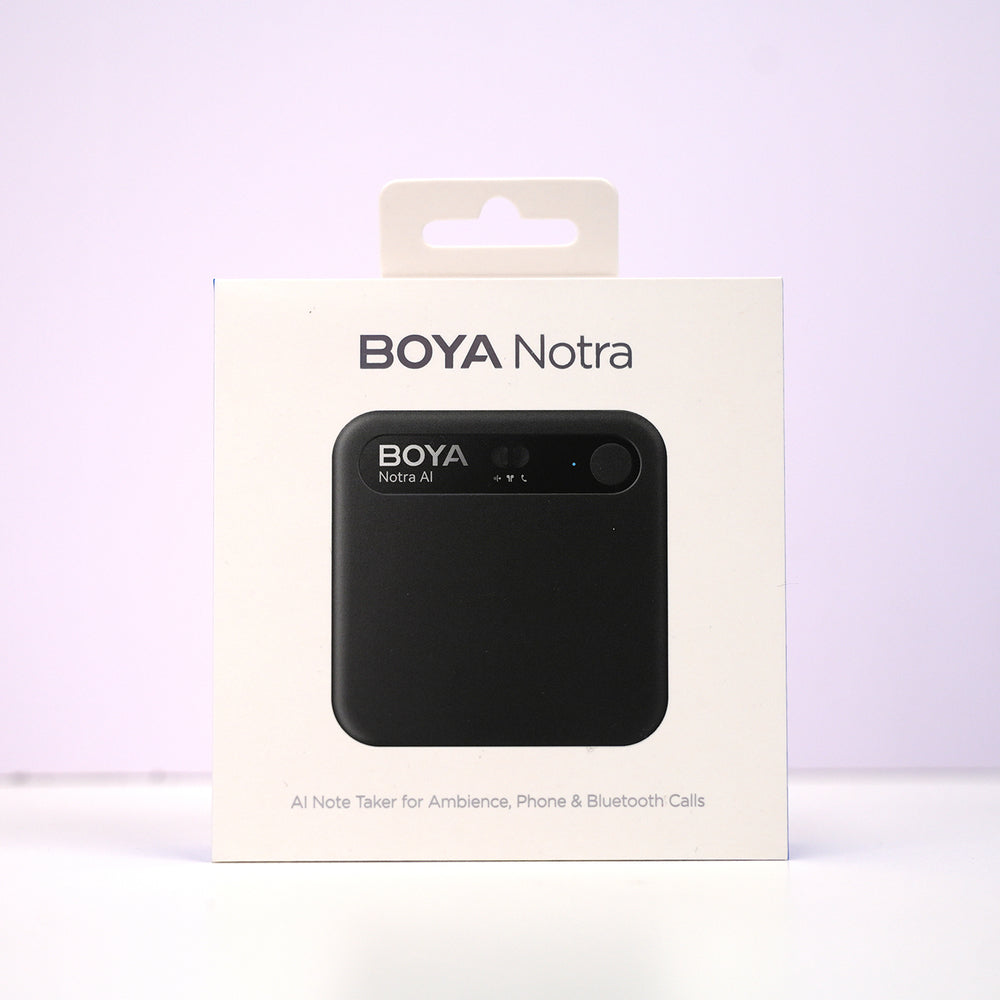 BOYA Notra Voice Recorder with AI Transcription - Black_13