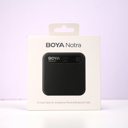 BOYA Notra Voice Recorder with AI Transcription - Black_13