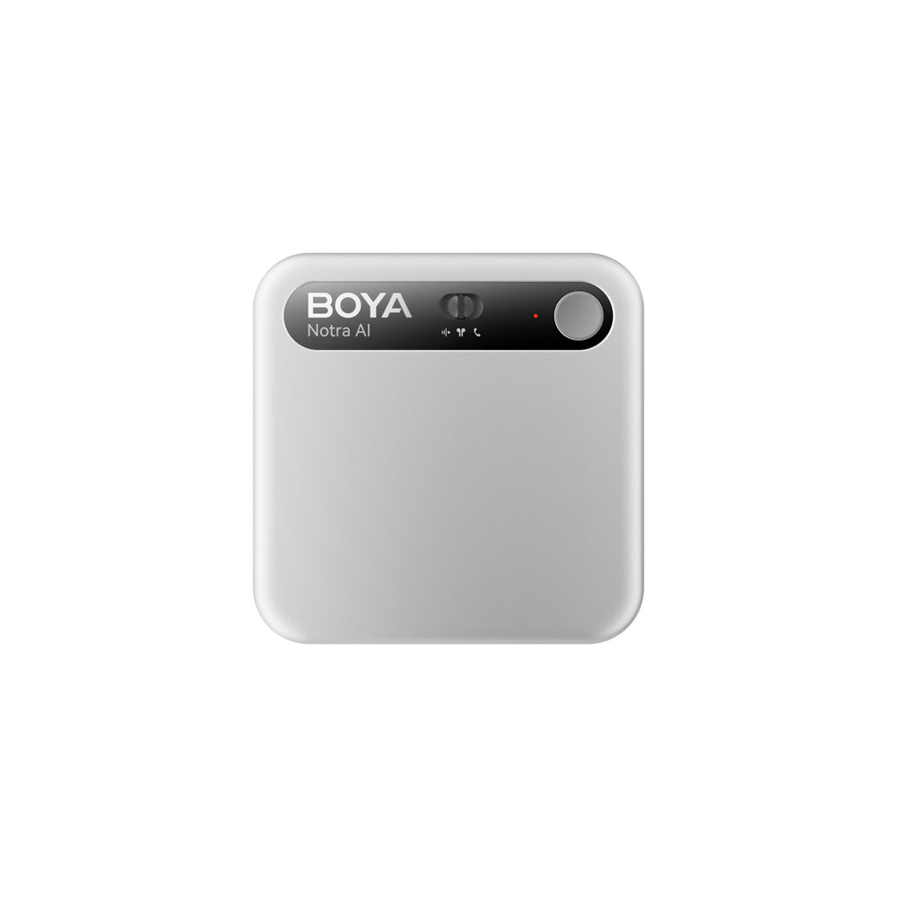 BOYA Notra Voice Recorder with AI Transcription - Silver_4