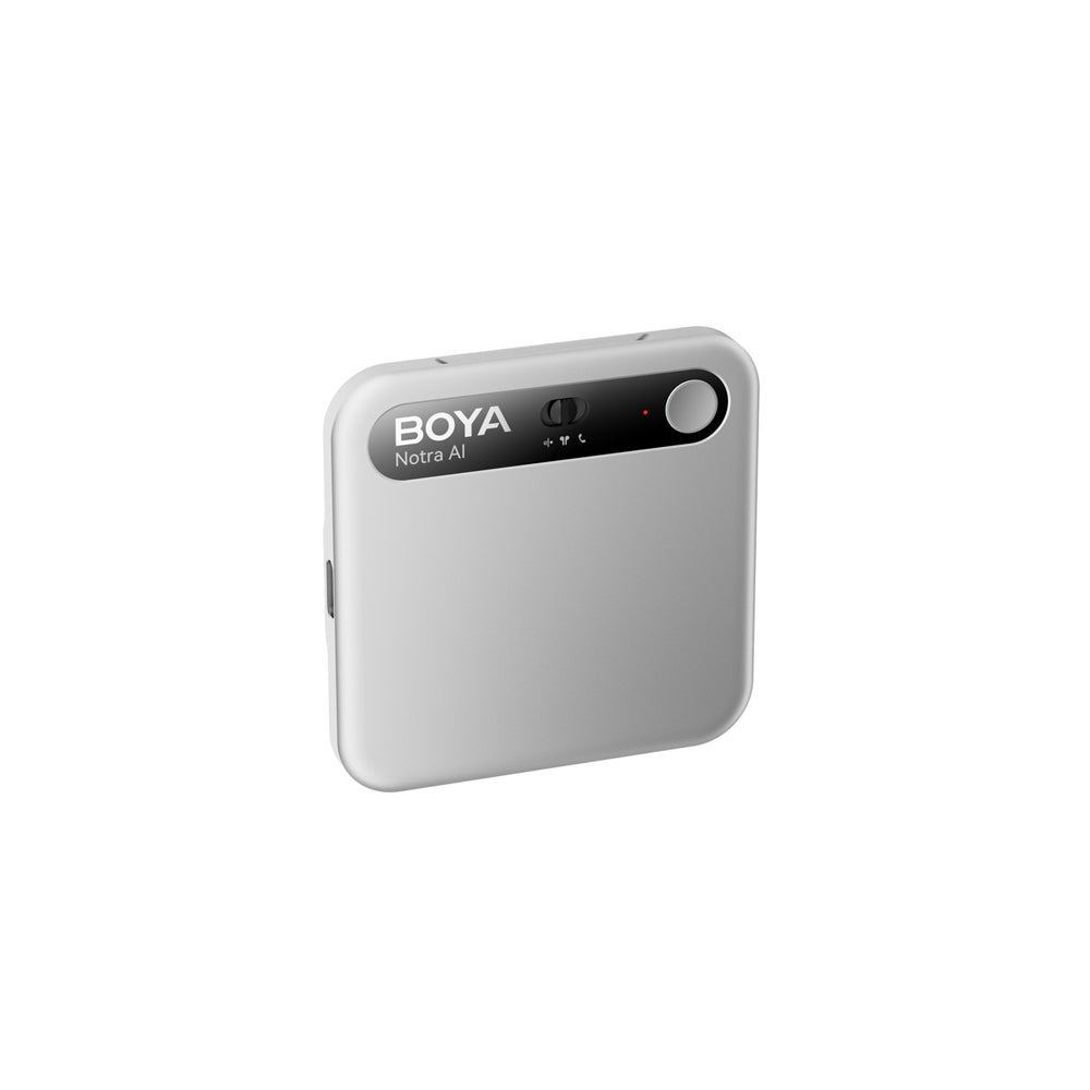BOYA Notra Voice Recorder with AI Transcription - Silver_5