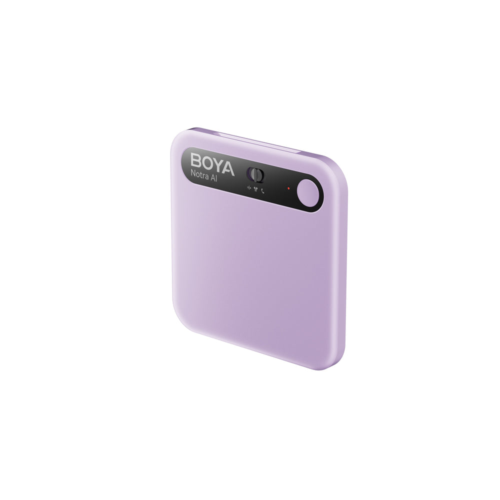BOYA Notra Voice Recorder with AI Transcription - Purple_1