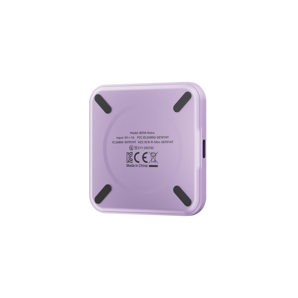 BOYA Notra Voice Recorder with AI Transcription - Purple_3