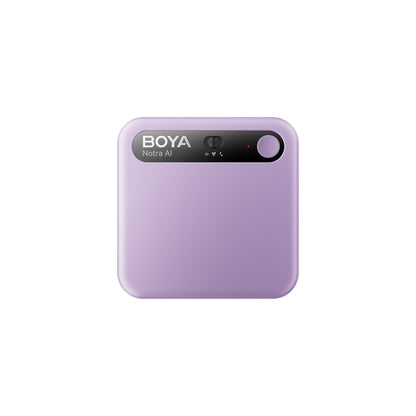 BOYA Notra Voice Recorder with AI Transcription - Purple_4