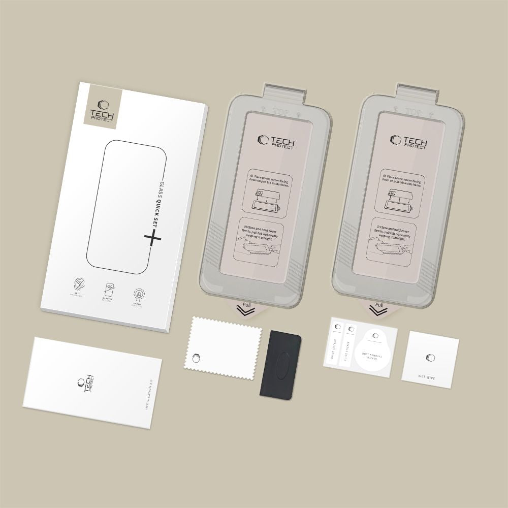 Tech-Protect Quick Set+ 2-Pack Tempered Glass for Samsung Galaxy S26 Ultra - Black_6