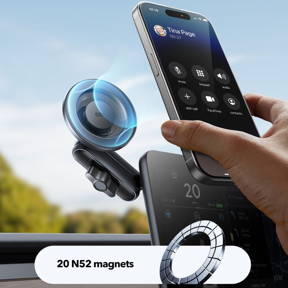 ESR OmniLock MagSafe Cockpit Car Mount - Black_5
