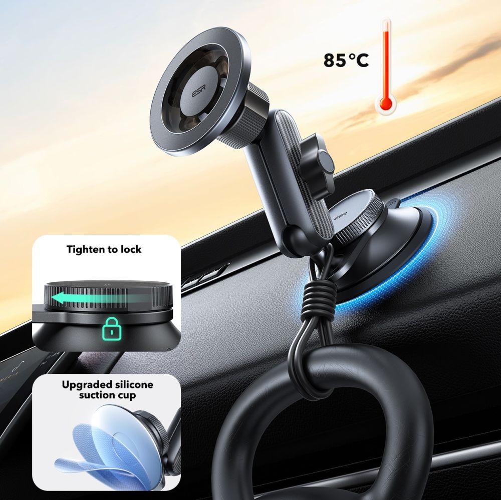 ESR OmniLock MagSafe Cockpit Car Mount - Black_7