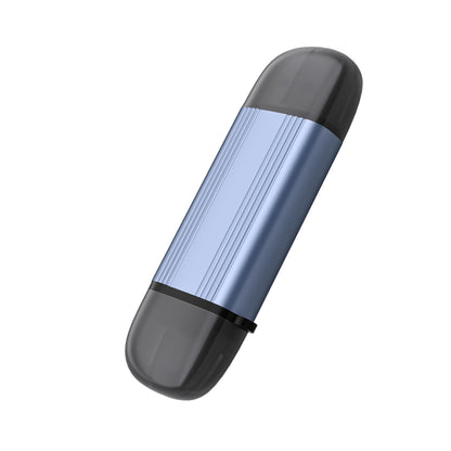 Wozinsky WCR-5G Memory Card Reader for SD and microSD USB-A 3.0 / USB-C 3.0 Aluminum - Gray_2