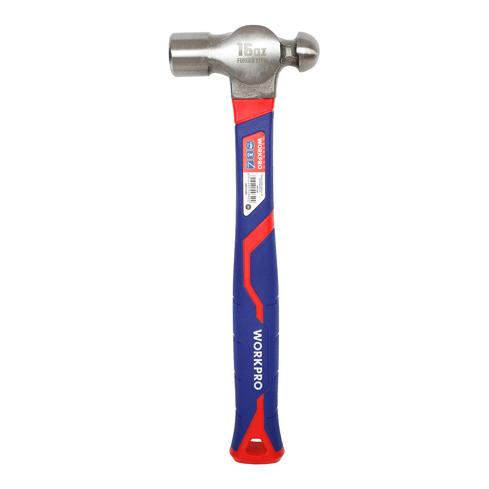 Martelo de bola 450g com cabo de fibra de vidro. workpro_0