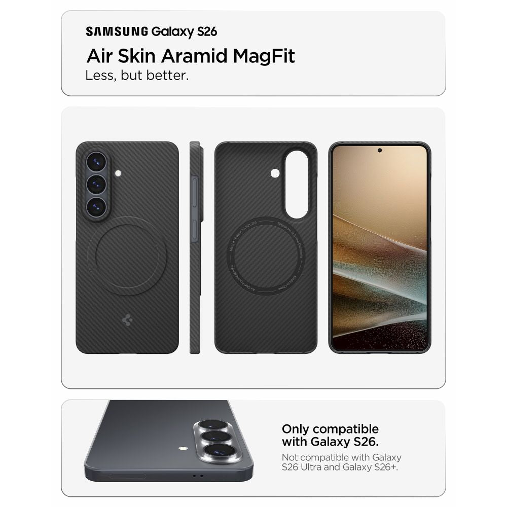 Hard Case Spigen Air Skin with MagSafe for Samsung Galaxy S26 S942, Black ACS11059_10