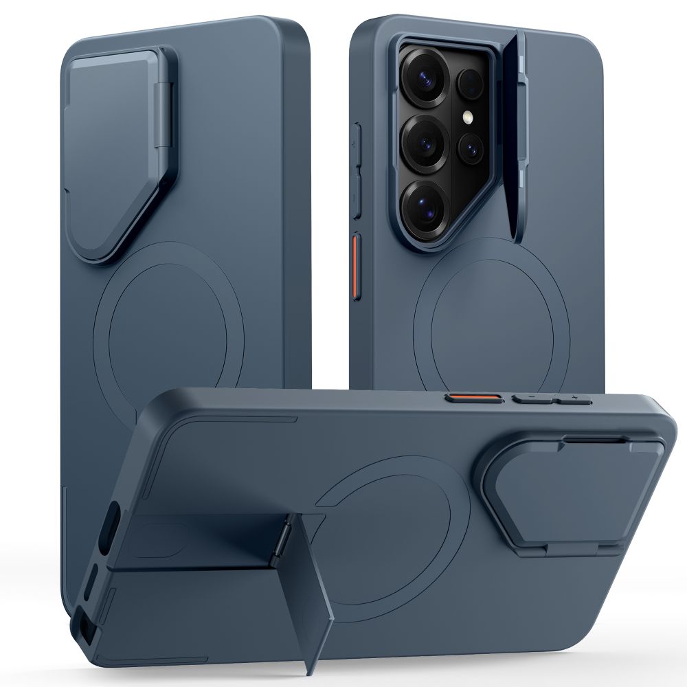 Tech-Protect Kevlar Aura MagSafe Case for Samsung Galaxy S26 Ultra - Navy Blue_0
