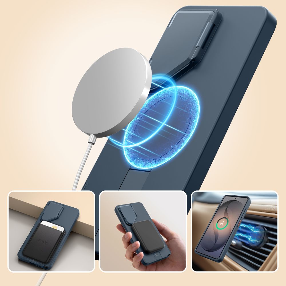 Tech-Protect Kevlar Aura MagSafe Case for Samsung Galaxy S26 Ultra - Navy Blue_2