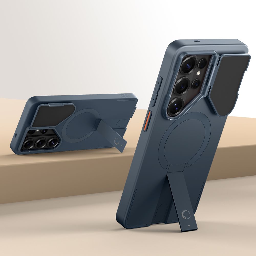 Tech-Protect Kevlar Aura MagSafe Case for Samsung Galaxy S26 Ultra - Navy Blue_3