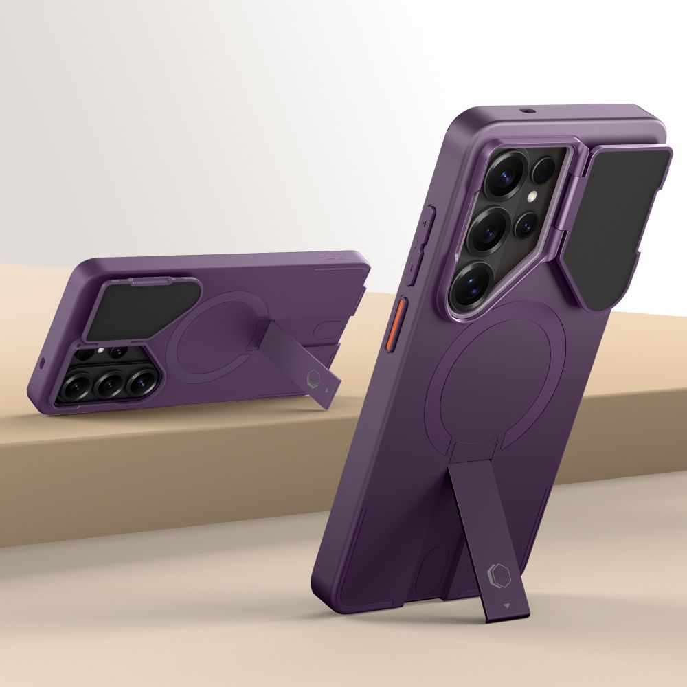 Tech-Protect Kevlar Aura MagSafe Case for Samsung Galaxy S26 Ultra - Purple_3