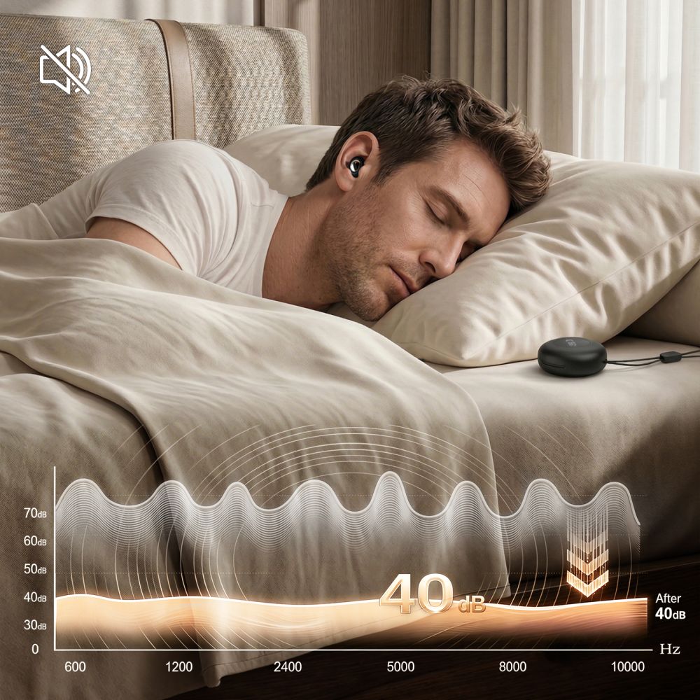 Tech-Protect QuietFit Silicone Earplugs with Acoustic Filter - Black_7