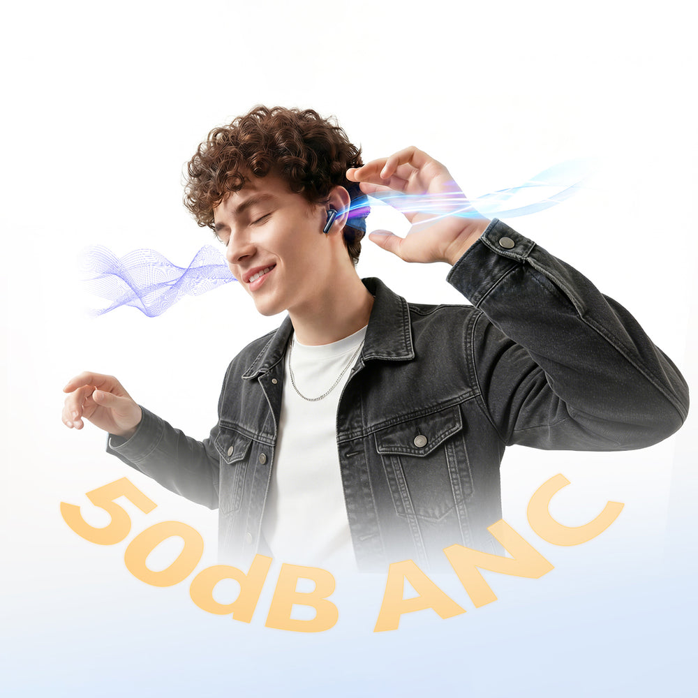 QCY T13 Pro Kabellose In-Ear-Kopfhörer mit Geräuschunterdrückung (ANC) – Weiß_7