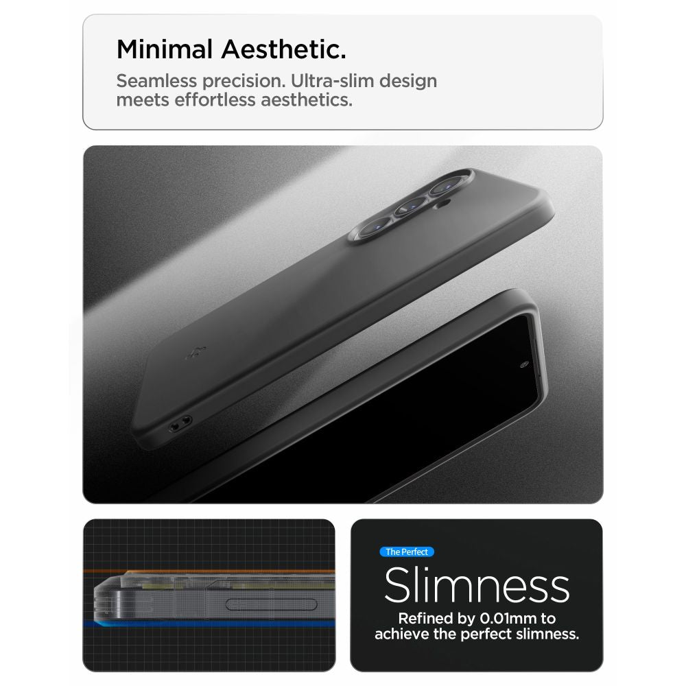 Hard Case Spigen Thin Fit with MagSafe for Samsung Galaxy S26 S942, Black ACS11396 _8