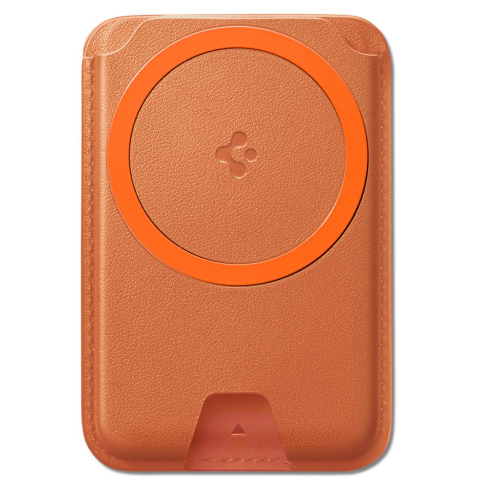 Spigen Valentinus MagFit+ MagSafe Magnetic Phone Wallet - Orange_1