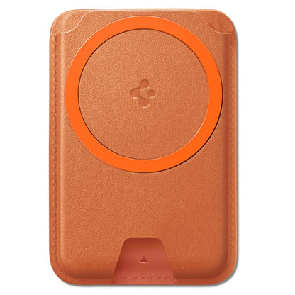 Spigen Valentinus MagFit+ MagSafe Magnetic Phone Wallet - Orange_1