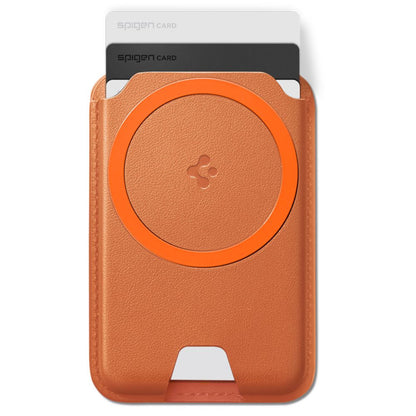 Spigen Valentinus MagFit+ MagSafe Magnetic Phone Wallet - Orange_2