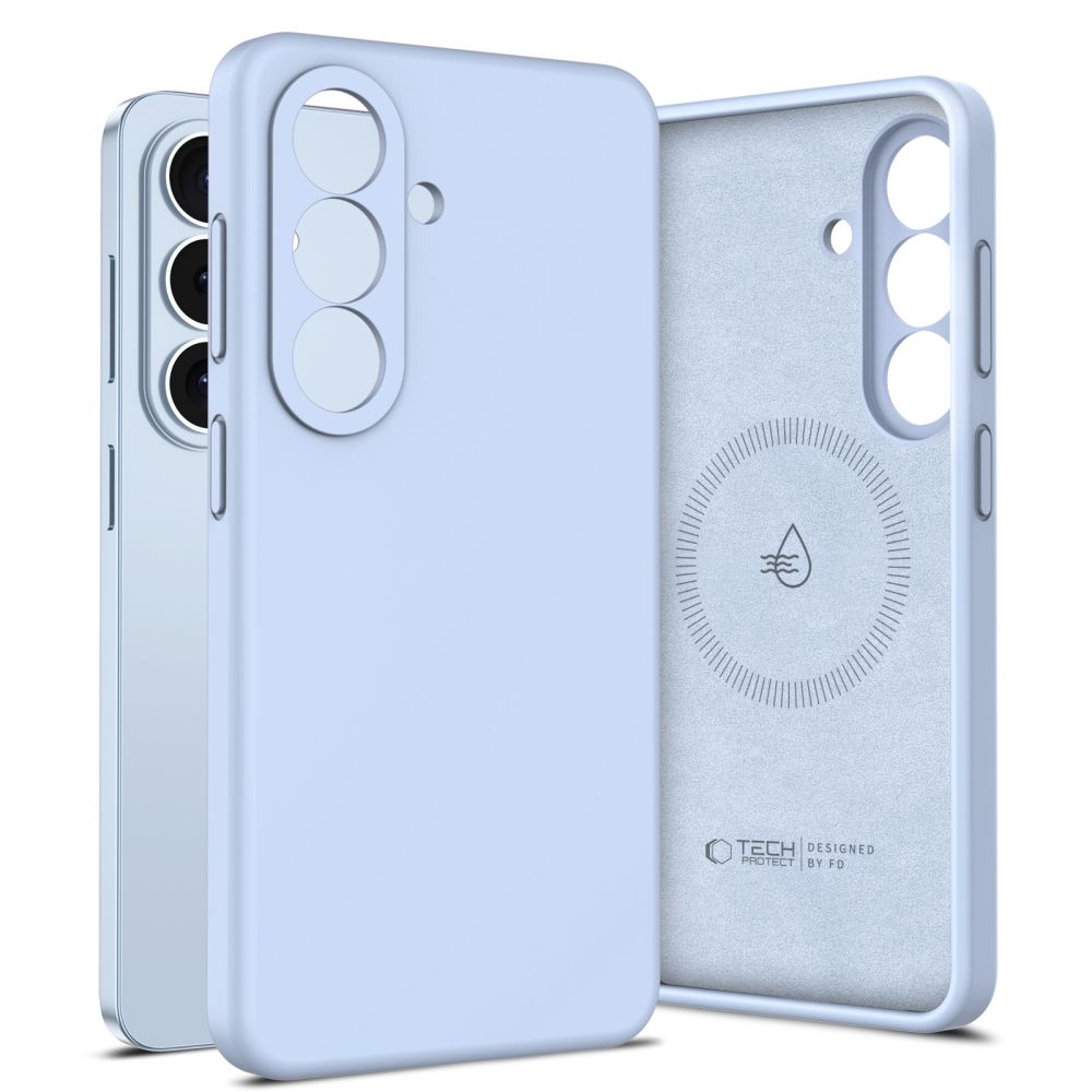 Tech-Protect Silicone MagSafe Case for Samsung Galaxy S26 - Blue_1