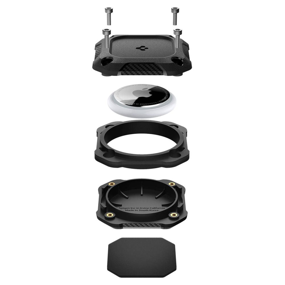 Spigen Tough Armor 4-Pack Case for Apple AirTag 1/2 - Black_5