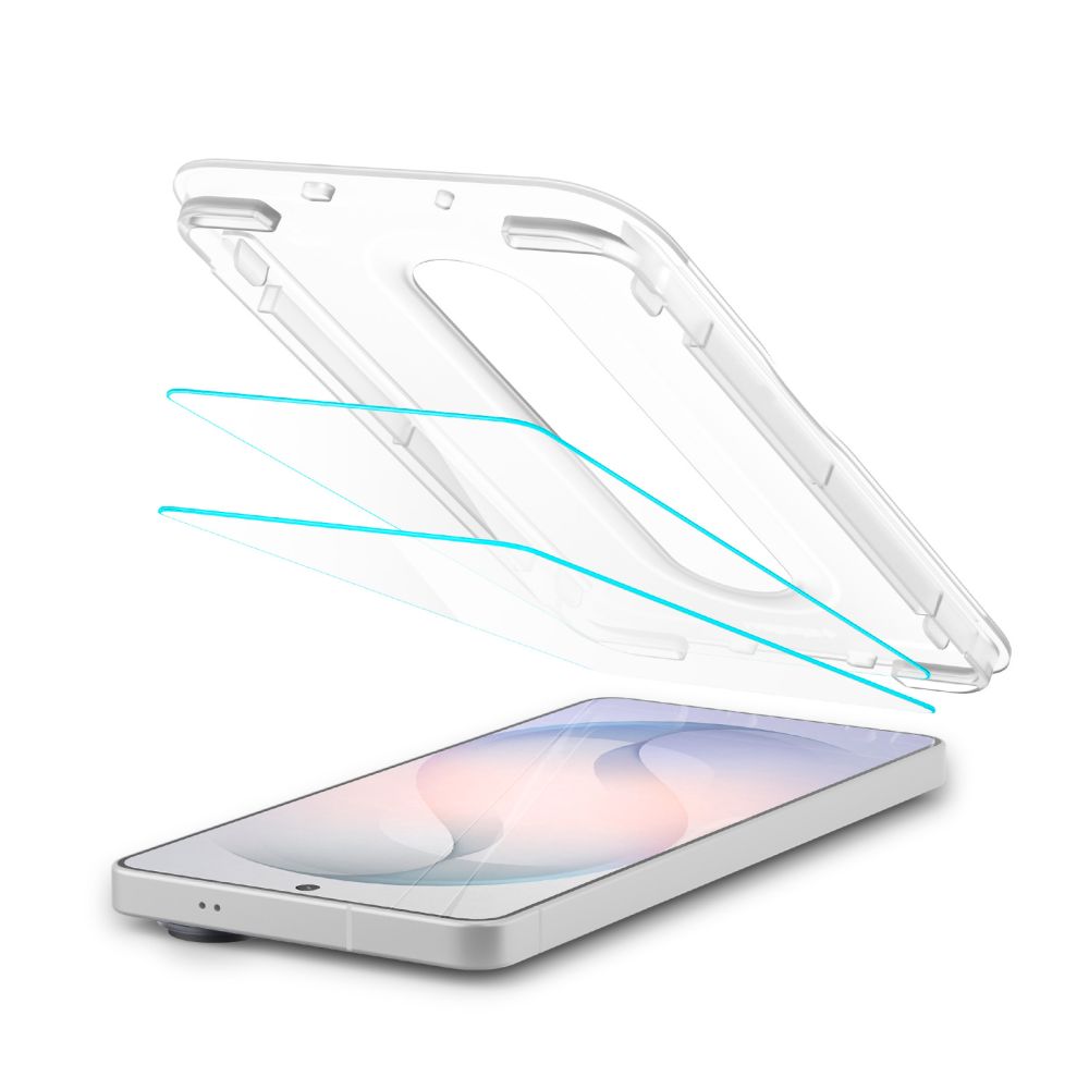 Front Cover Clear Screen Protector Spigen GlastR EZ FIT Pro HD Anti-Reflection for Samsung Galaxy S26 S942, 2-Pack AGL11092_1