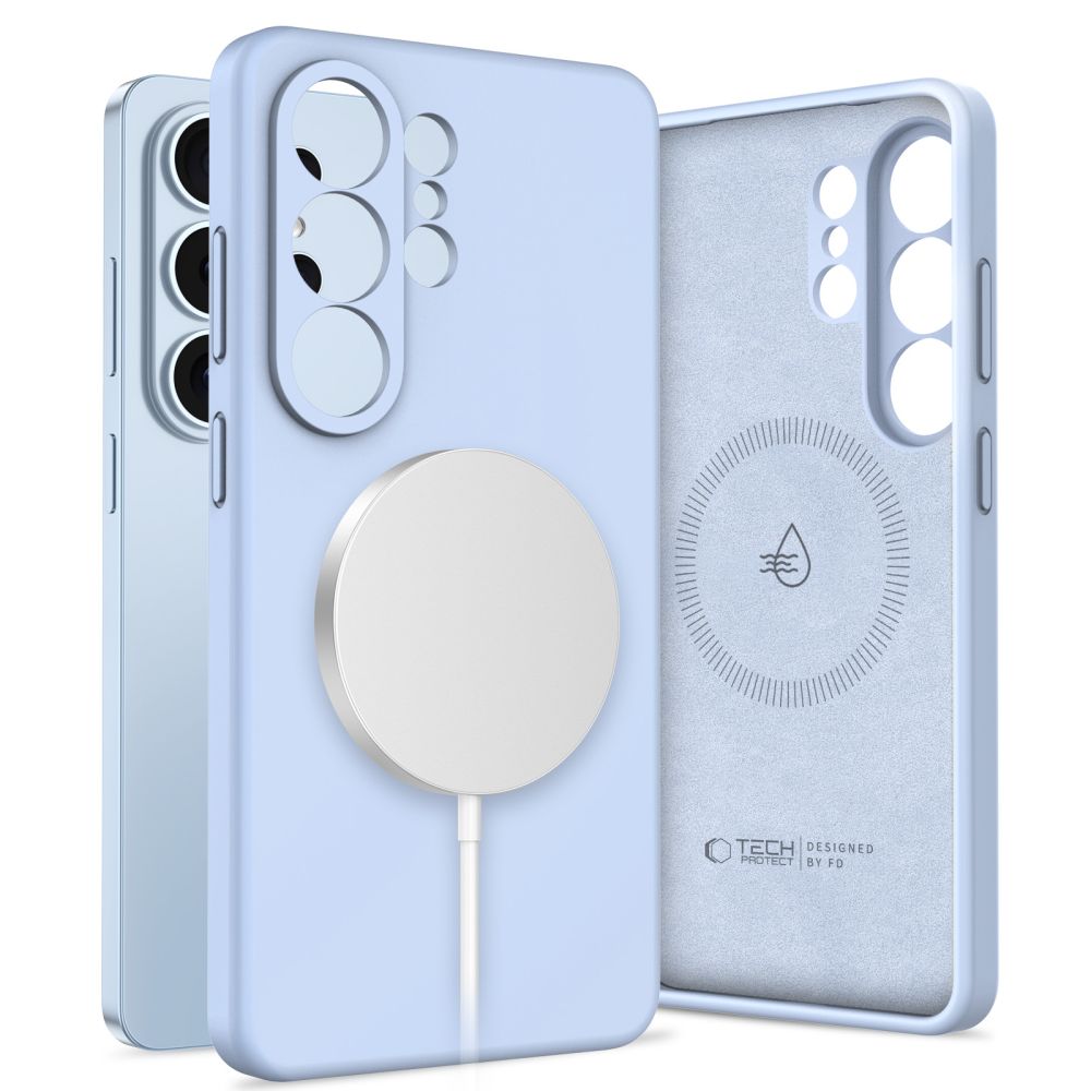 Tech-Protect Silicone MagSafe Case for Samsung Galaxy S26 Ultra - Blue_0