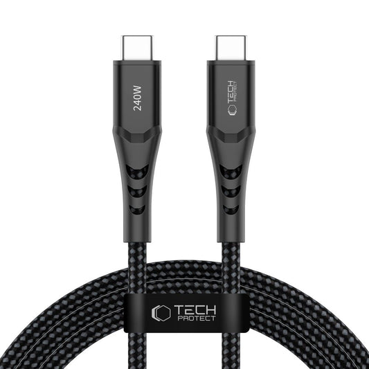 Tech-Protect Ultraboost UB11T USB-C / USB-C PD 240W / QC3.0 Cable 200 cm - Black_0