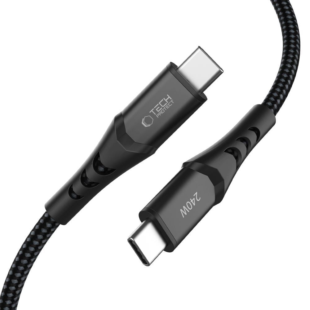 Tech-Protect Ultraboost UB11T USB-C / USB-C PD 240W / QC3.0 Cable 200 cm - Black_1