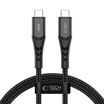 Tech-Protect Ultraboost UB11T USB-C / USB-C PD 100W / QC3.0 Cable 100 cm - Black_0
