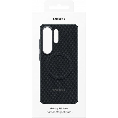 Samsung Carbon Magnet Case for Samsung Galaxy S26 Ultra, MagSafe Compatible - Black_3