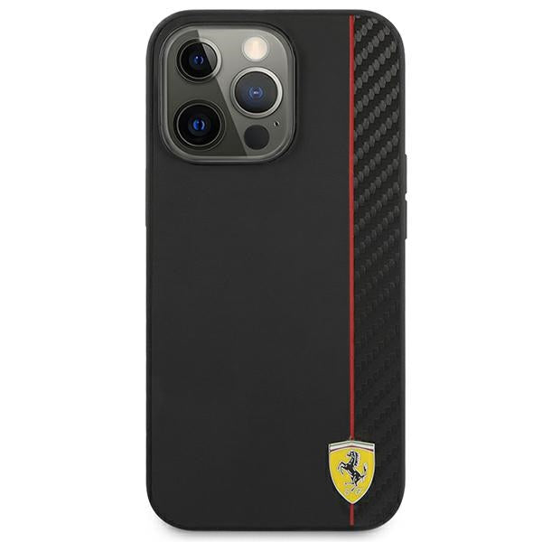 Etui Ferrari On Track Carbon Stripe na iPhone 13 / 13 Pro - czarne_2