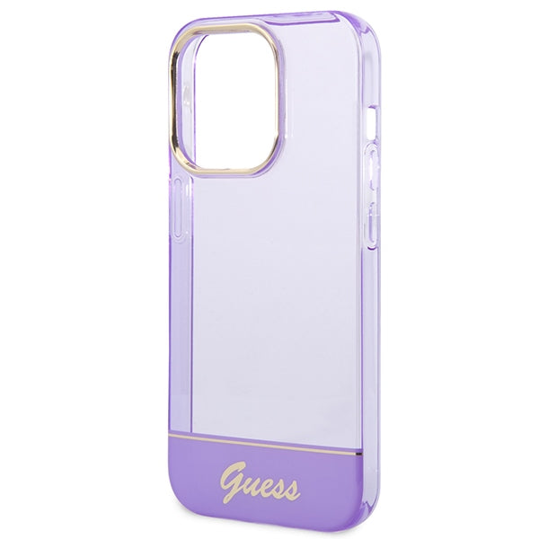 Etui Guess Translucent na iPhone 14 Pro Max - fioletowe_5