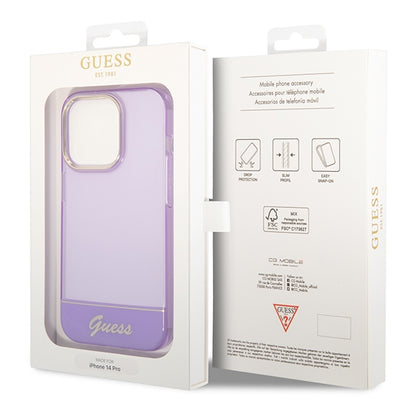 Etui Guess Translucent na iPhone 14 Pro Max - fioletowe_7
