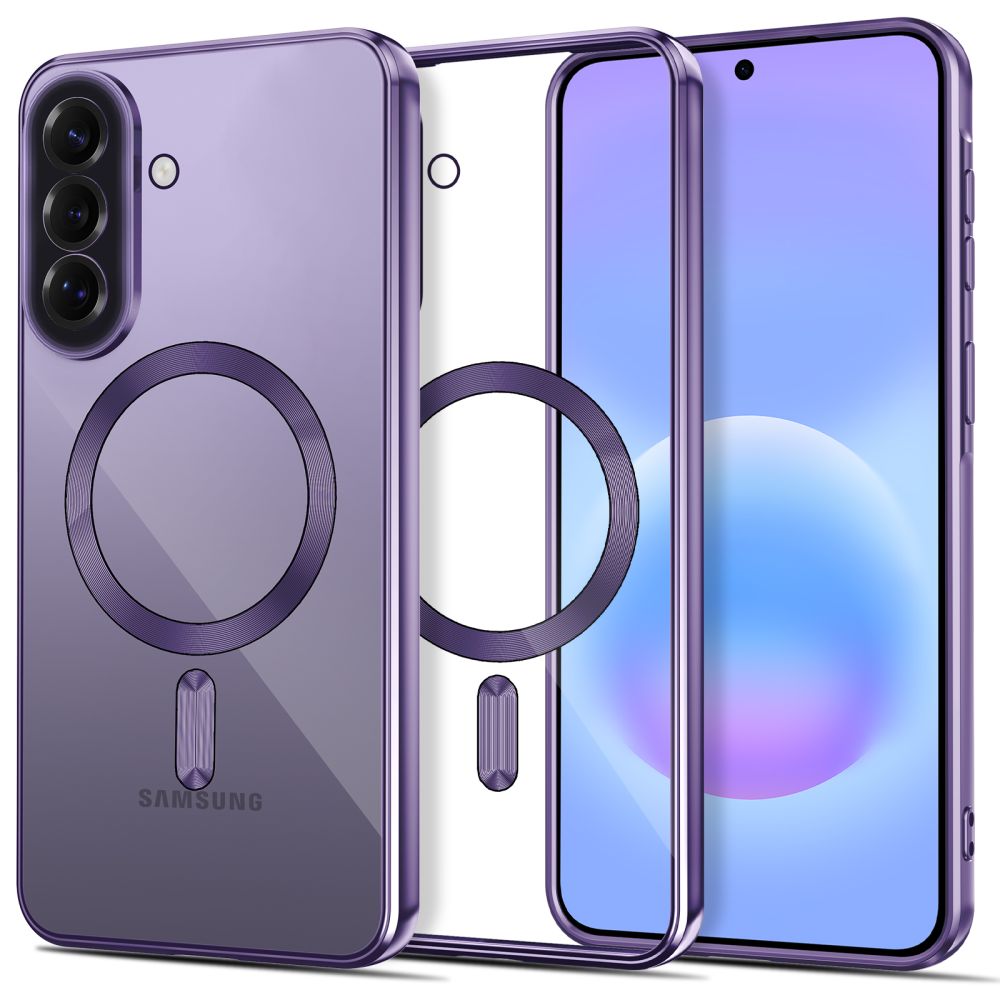 Tech-Protect MagFlex MagSafe Case for Samsung Galaxy A37 5G - Transparent Purple_0