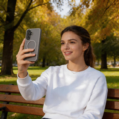 Tech-Protect Magmat MagSafe Case for Samsung Galaxy A57 5G - Matte Gray_7