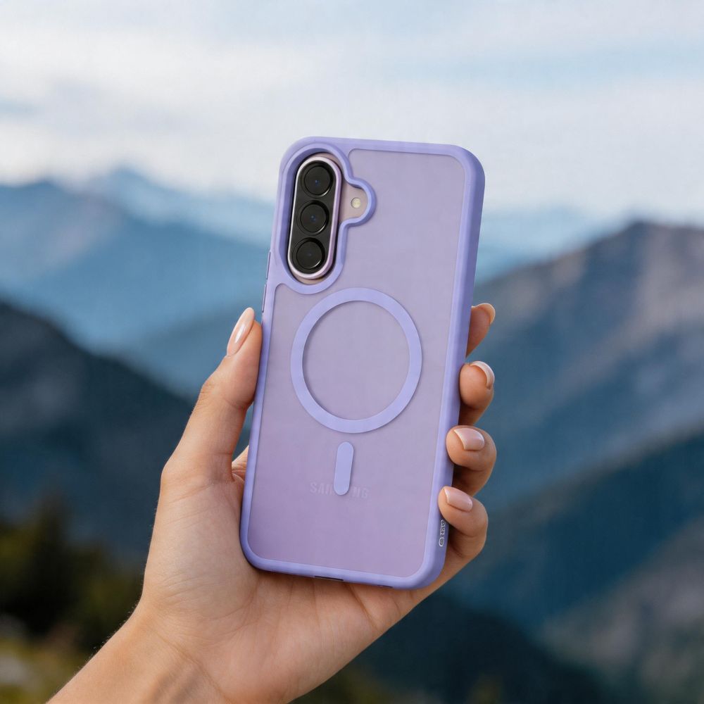 Tech-Protect Magmat MagSafe Case for Samsung Galaxy A57 5G - Matte Purple_5