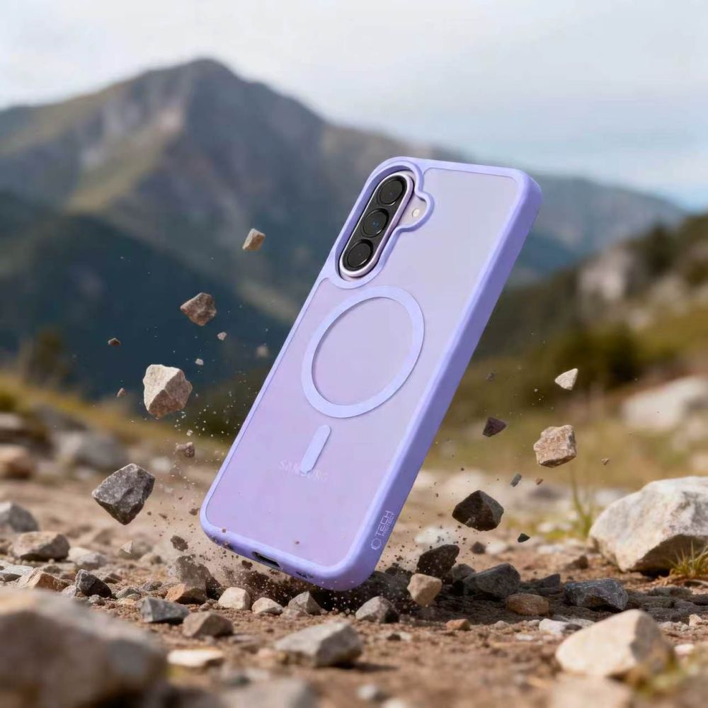 Tech-Protect Magmat MagSafe Case for Samsung Galaxy A57 5G - Matte Purple_6