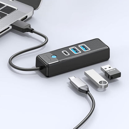Orico PWC2U-U3 3-port USB hub 2x USB-A 3.0 1x USB-C 3.0 1.8 m - black_1